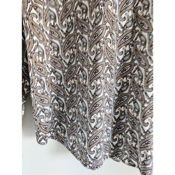 Rough Stock Panhandle Slim Long Sleeve Paisley Pearl Snap Shirt Western Men's XL - Picture 11 of 11